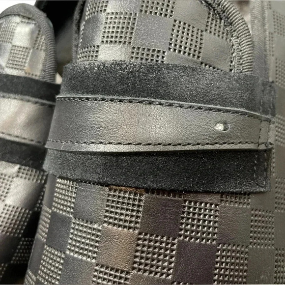 Cognati Leather Black Slip On Loafers Shoes  Made In Italy Size 41 - Picture 5 of 8